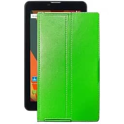 Чохол StatusCASE з екошкіри для планшету Bravis NB753 3G Зелений
