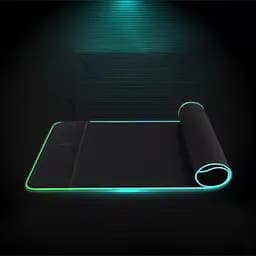 Ігрова поверхня (килимок) STAND JD-S60 з БЗП 15W LED+RGB (800*300*6mm) Black - мініатюра 4