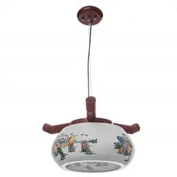 Люстра подвесная Brille деревянная E27 60W BR (BKL-320S/1)