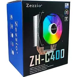 Кулер до процесора Zezzio ZH-C400 V2 ARGB/SRGB Ultra Fan - мініатюра 6