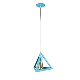 Подвесной светильник Levistella 756PR220-1 BLUE, E27, 220x220мм, голубой металл, стиль лофт