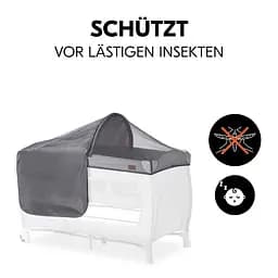 Сітка для дитячого манежу Hauck Travel Bed Canopy Grey, сіра (59920-4) - мініатюра 3