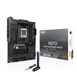 Материнcька плата X870 MAX GAMING WIFI7 sAM5 X870 4xDDR5 M.2 HDMI USB Type-C Wi-Fi BT ATX Asus teh0019035 - мініатюра 10