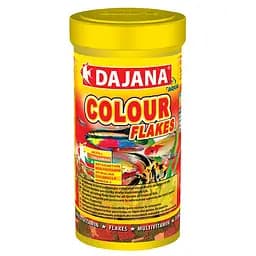 Корм для акваріумних риб для стимуляції пігменту в пластівцях Dajana COLOUR 500 мл/100 г
