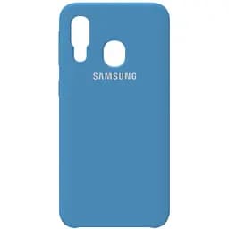 Чохол-накладка Toto Silicone Case Samsung Galaxy A40 Navy Blue