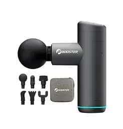 Перкусійний масажний пістолет Booster Mini X 2500mAh (6 насадок) з кейсом