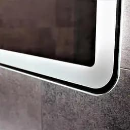 Дзеркало Dusel DE-M3051 65x80 з годинником, Білий - мініатюра 5