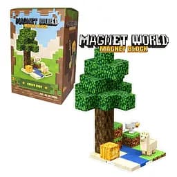 Магнітний конструктор Minecraft Берег річки на 34 деталі (Т9905)