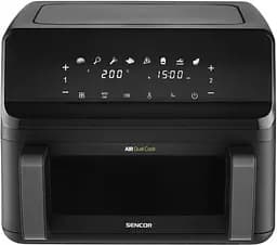 Sencor Мультипіч Sencor Dual Vita Fryer, 2700Вт, чаша-4.5+4.5л, сенсорне керув., 2 чаші, гриль, пластик, чорний - мініатюра 3