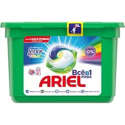 Капсулы для стирки Ariel Pods Все-в-1 Touch Of Lenor Fresh Color, 15 шт.