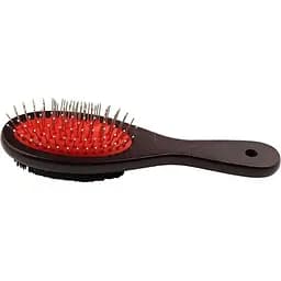 Щетка двухсторонняя Пухнастики, деревянная, с напылением, 7х23,5 см