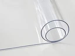 Мягкое стекло Прозрачная силиконовая скатерть на стол Soft Glass Защита для мебели 1.0х1.5 м (толщина 0.5мм)