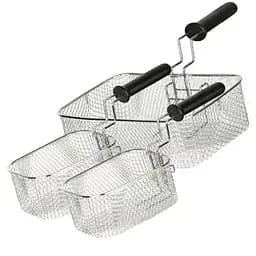 Фритюрниця електрична олійна з двома сітками XPRO R 5249 сіра (41022-R-5249) - мініатюра 4