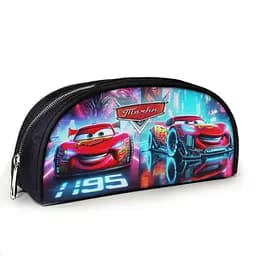 Пенал школьный с принтом Тачки Молния МакКуин 23х10х8 см детский для девочки, мальчика (3936)