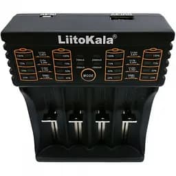 Зарядний пристрій LiitoKala Lii-402 на 4 акумулятори AA, AAA, Li-Ion, LiFePO4 з Power Bank - мініатюра 5