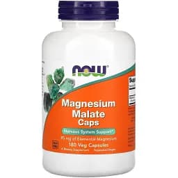 Магнію малат Now Foods Magnesium Malate Caps 180 капсул