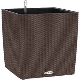 Вазон Lechuza Cottage Cube, 12 л, мокко (15375)