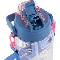 Пляшечка для води Kite 1.5 л рожева з блакитним (K24-1202-2) - мініатюра 6