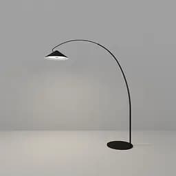 Торшер Skarlat RLL8108 35W BK 3000K