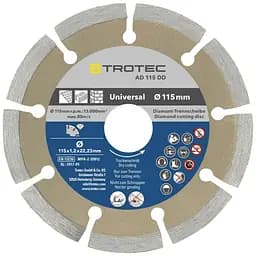 Набір відрізних алмазних дисків Trotec 4 шт 110/115х22.23х1.2 - мініатюра 3