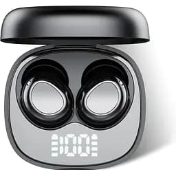 Беспроводные наушники, Bluetooth 5.4 Наушники с 4 микрофонами с шумоподавлением ENC, 45-часовое время воспроизведения LED Дисплей