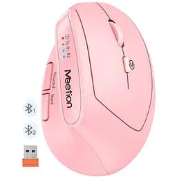 Миша MEETION 2.4 G+Bluetooth Office Vertical Mouse BTM008 |800-1200-1600-2400dpi, 400h, Type-C charging|