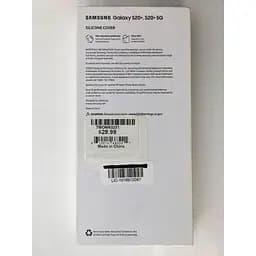 Оригінальний силіконовий чохол Samsung Silicone Cover Galaxy S20 Plus (6.7") Black (EF-PG985TBEGRU) - мініатюра 3