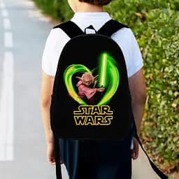 Рюкзак дитячий Йода "Star Wars" 34х27см, міський ранець для хлопчика з принтом (00453)