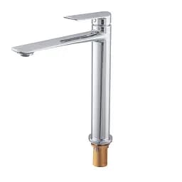 Змішувач для умивальника Koer KB-11028-01 високий KR5293 Хром - мініатюра 7