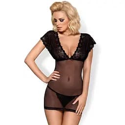 Комплект белья Obsessive 821-CHE-1 L/XL черный