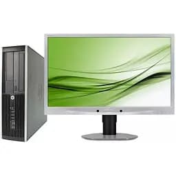 Комплект Компьютер HP Compaq 6200 Pro SFF (i5-2400/8/120SSD) + Монитор 24" Philips 241B4L Б/У