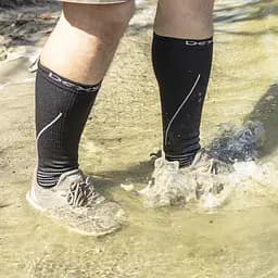 Шкарпетки DexShell Compression Mudder водонепроникні S сірі - мініатюра 18