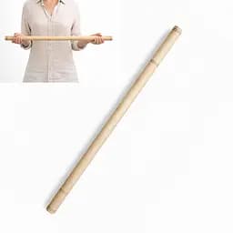 Скалка качалка деревянная ровная для больших пластов теста пельменей лаваша 80 см Ø 3.5 см 88268