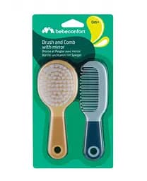 Набір для догляду за волоссям Bebe Confort Brush and Comb Sweet Artic: гребінець + щітка з дзеркальцем (3106209700) - мініатюра 6