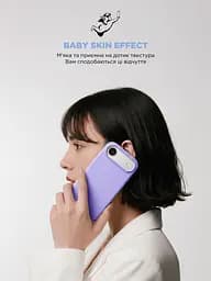 Силиконовый чехол для Apple iPhone 16e/17e, ICON2 Case, фиолетовый, противоударный, панель, защита всего корпуса, матовая поверхность Soft Touch, выступает над дисплеем, совместим с защитными стеклами и пленками, с микрофиброй, ArmorStandart (ARM83966) - мініатюра 8