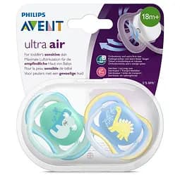 Пустушка Philips Avent Ultra Air, 18+ міс, 2 шт. (SCF349/11) - мініатюра 4