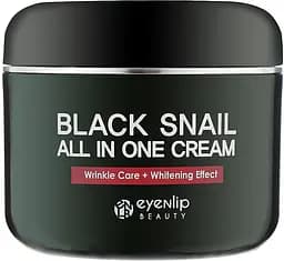 Крем для обличчя Eyenlip Black Snail All In One з муцином чорного равлика 100 мл - мініатюра 2