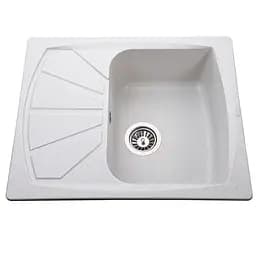 Гранітна мийка Globus Lux Tana перлина 650x500мм 000022416, Сірий