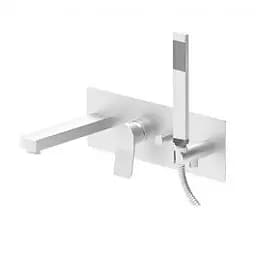 Змішувач для ванни Paffoni Tilt steel TI001ST, Нержавіюча сталь