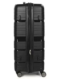 Валіза велика L поліпропілен Worldline Airtex 283 74,5×49×32см 120л Чорний - мініатюра 7