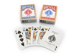 Карти гральні United States Playing Card Company Bicycle League Back Standard Index (red blue) (00808) - мініатюра 5