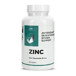 Цинк глюконат Progress Nutrition Zinc Gluconate 25 mg, 90 таблеток для підтримки імунної системи