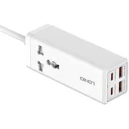 Удлинитель сетевой LDNIO SC1418 2USB/2Type-C, 1Sockets. QC/PD, 65W/10A, 2m EU Plug