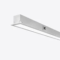 Вбудований лінійний світлодіодний світильник X-LED 100Вт сірий (2020х42х45)