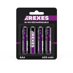 Акумуляторна батарейка міні пальчик ААА Arexes 600mAh 1.2v NI-MH 1 шт