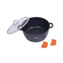Каструля Bohmann BH 7350-24 MRB 24 см 3.9 л подвійне дно мармурове покриття - мініатюра 10