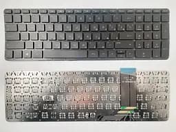 Клавіатура для ноутбуків HP Envy 15-J, 17-J Series чорна без рамки, під підсвічування RU/US
