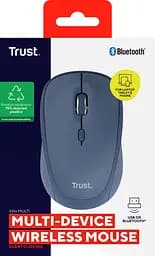 Комп'ютерна миша Trust Yvi+ Compact Multi-Device WL/BT/USB-A синій teh0014038 - мініатюра 6