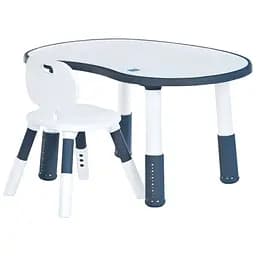 Дитячий столик M 6178-4 зі стільчиком пластиковий регульований