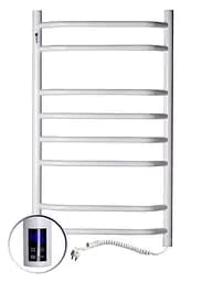 Электрический полотенцесушитель Navin Блюз 480x800 Sensor правый с таймером 12-006033-4880, Белый, Правое, Электронный